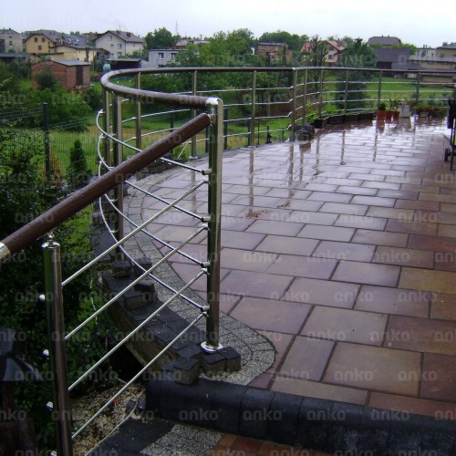 Realizacja Anko Balustrady zewnętrzne Z69